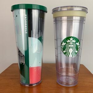 Starbucks set of 2 including Limited Edition 24oz Tumbler 2019 Holiday Season
